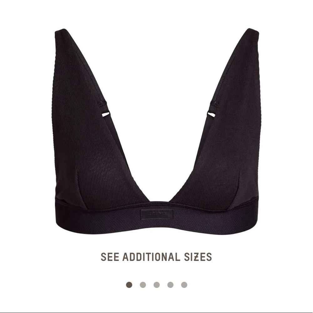 SKIMS bralette, plunge